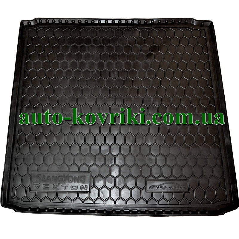 

Коврик багажника резиновый SsangYong Rexton 2006-2017 (Avto-Gumm), Черный
