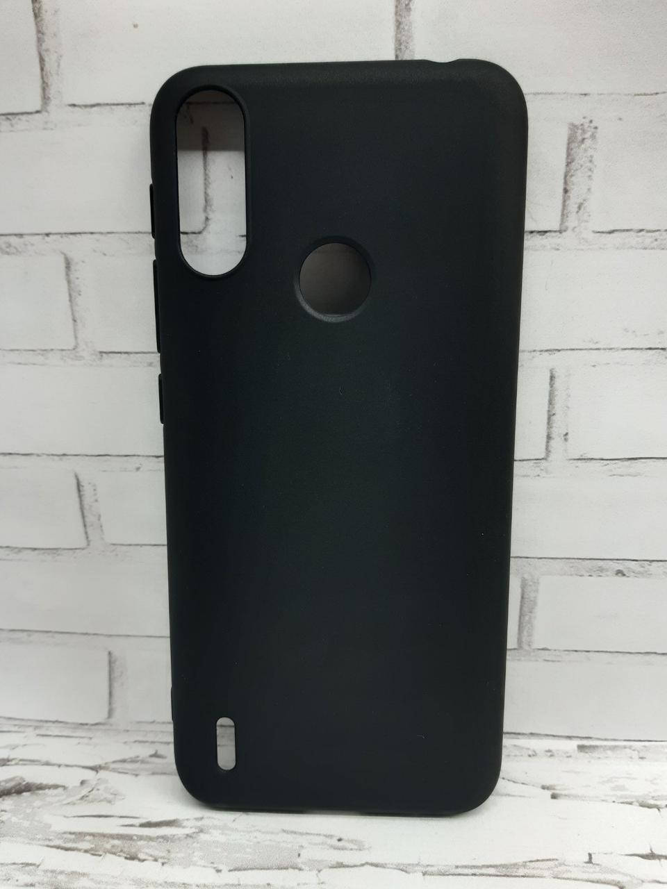 

Чехол для Motorola E7i / E7 Power накладка бампер противоударный черный