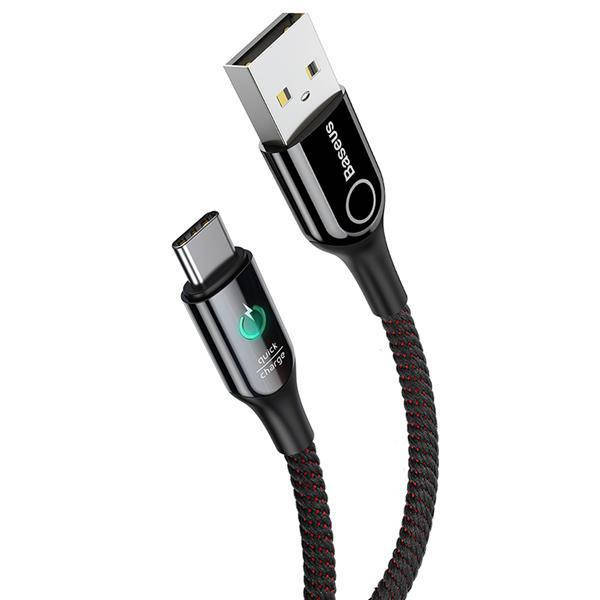 

Кабель Baseus CATCD-01 (Type-C Плетений 1m/3A) (Black), Черный