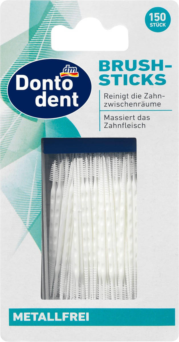 

Межзубные щетки Dontodent, 150 штук (Германия)