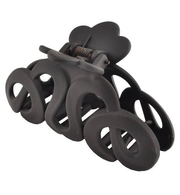 

Заколка краб для волос коричневый длина 9см К1460-1-2, Голубой