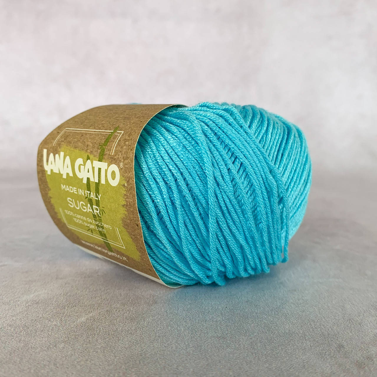

Lana Gatto Sugar (Лана Гатто Шугар) № 7664 бирюзовый (Пряжа вискоза, нитки для вязания)