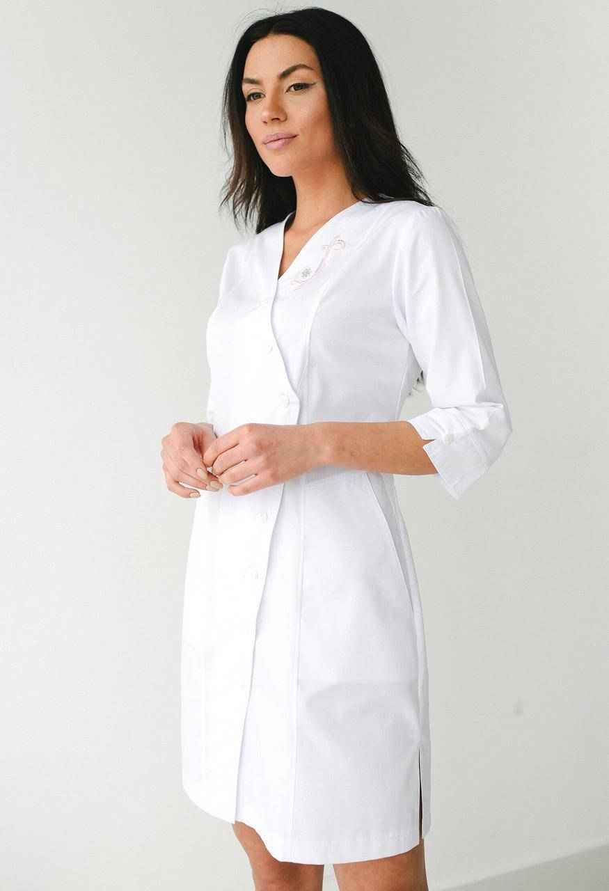 

Красивый медицинский халат 46, Белый