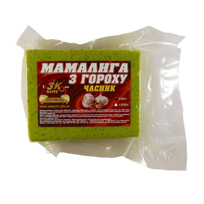 

Мамалига з гороху 3-K Baits 500 г., Часник