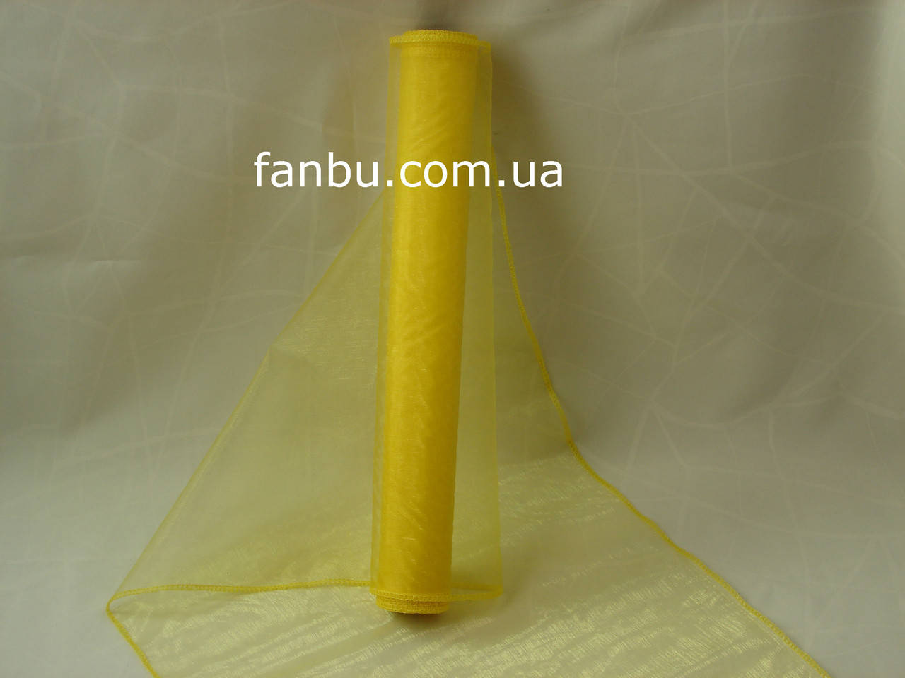 

Органза флористическая на метраж,цвет желтый (ширина 36-38см)