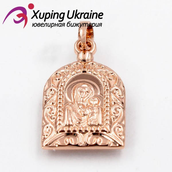 

Подвеска Иконка Богородица 1,8*1,5 см (Медицинское золото)