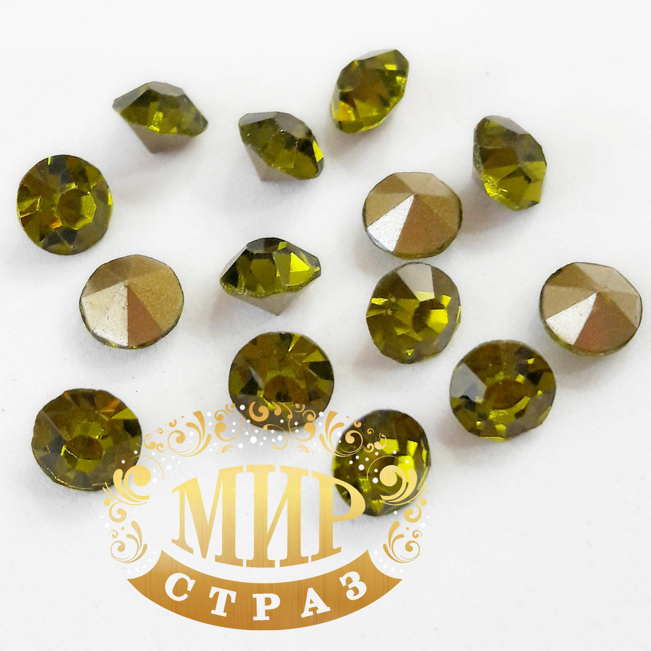 

Ювелирные стразы, цвет Olivine, размер ss20 (5мм), 1 шт