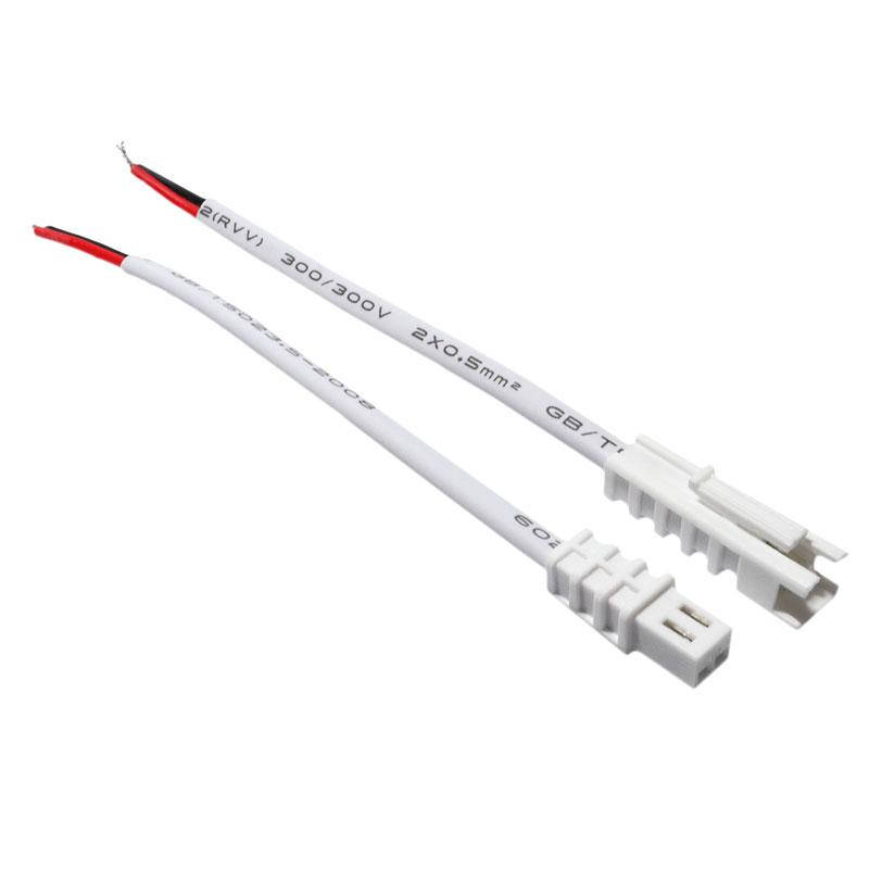 

Комплект LED коннекторов JST SM 2pin (2 jack) Mother + Father, Папа + Мама Белый