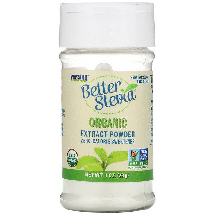 

Натуральная стевия NOW Foods "Better Stevia Organic Extract Powder" органический порошок (28 г)