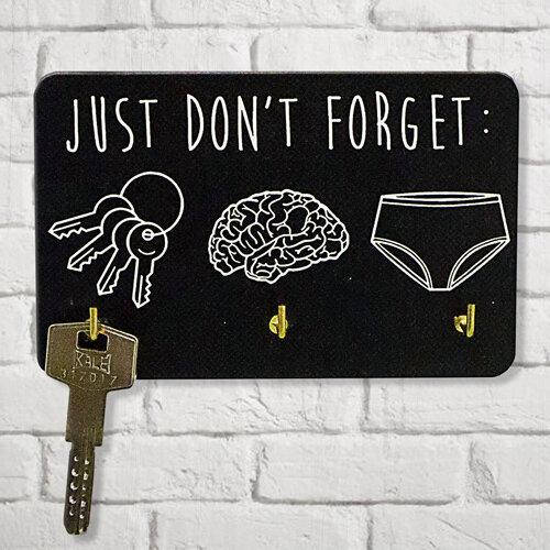 

Ключница настенная горизонтальная Just don't forget 10х15 см (KEDL_21S017)