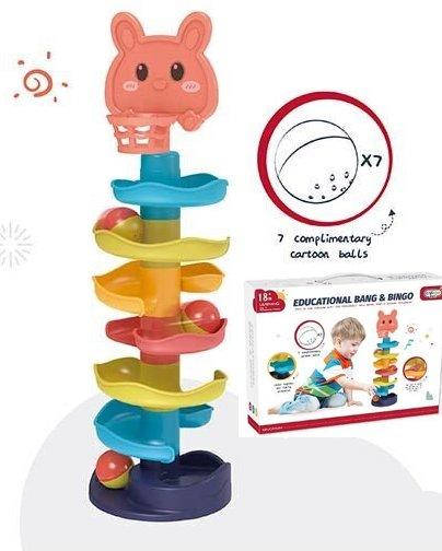

Игрушка для малышей "башня-спуск" арт. 668-120