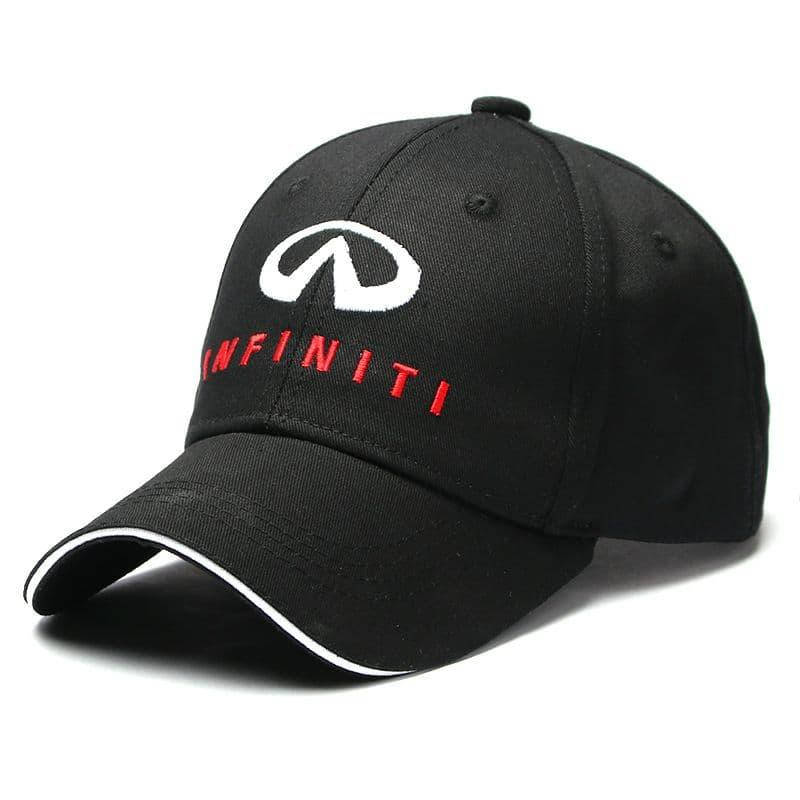 

Кепка, бейсболка "CAP COTTON" с логотипом автомобиля (INFINITI (Черная)), Черный