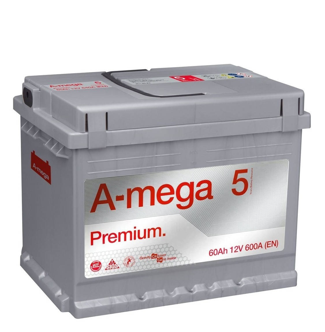 

Аккумулятор автомобильный A-mega 6СТ-60 Аз Premium