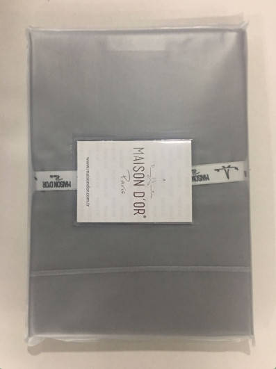 

Наволочки Maison D'or сатин Цвет серый