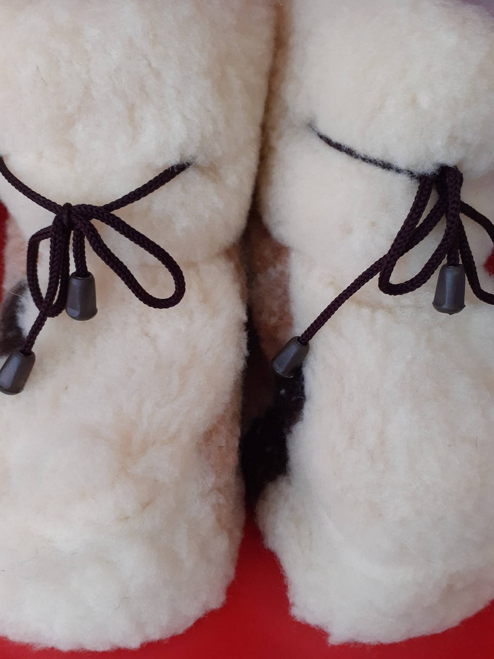 

Чуні з овечої шерсті-"Шахмати".