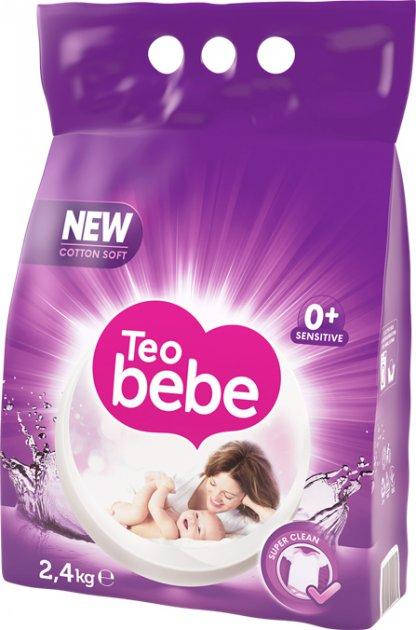 

Порошок стиральный для детских вещей Teo Bebe Just Essentials Cotton Soft Purple 2.4 кг