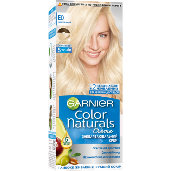 

Краска для волос Garnier Color Naturals E0 Супер-осветляющий, 110 мл