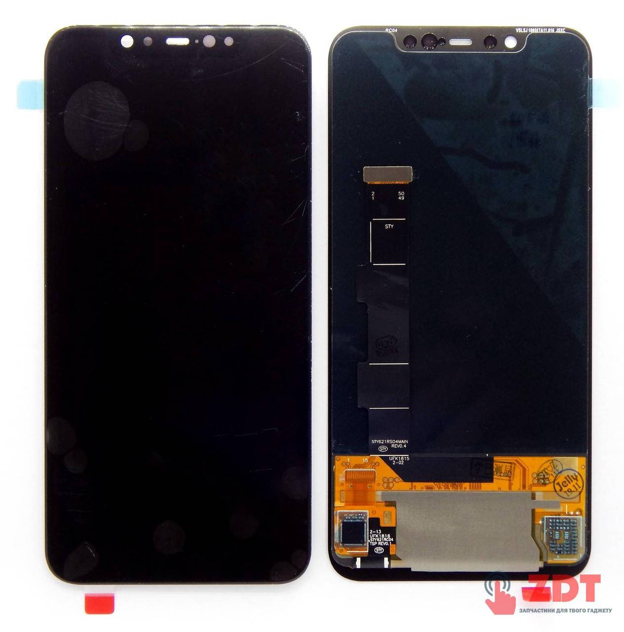 

Дисплейный модуль для Xiaomi Mi 8 ORIG Black (5000765B), Черный