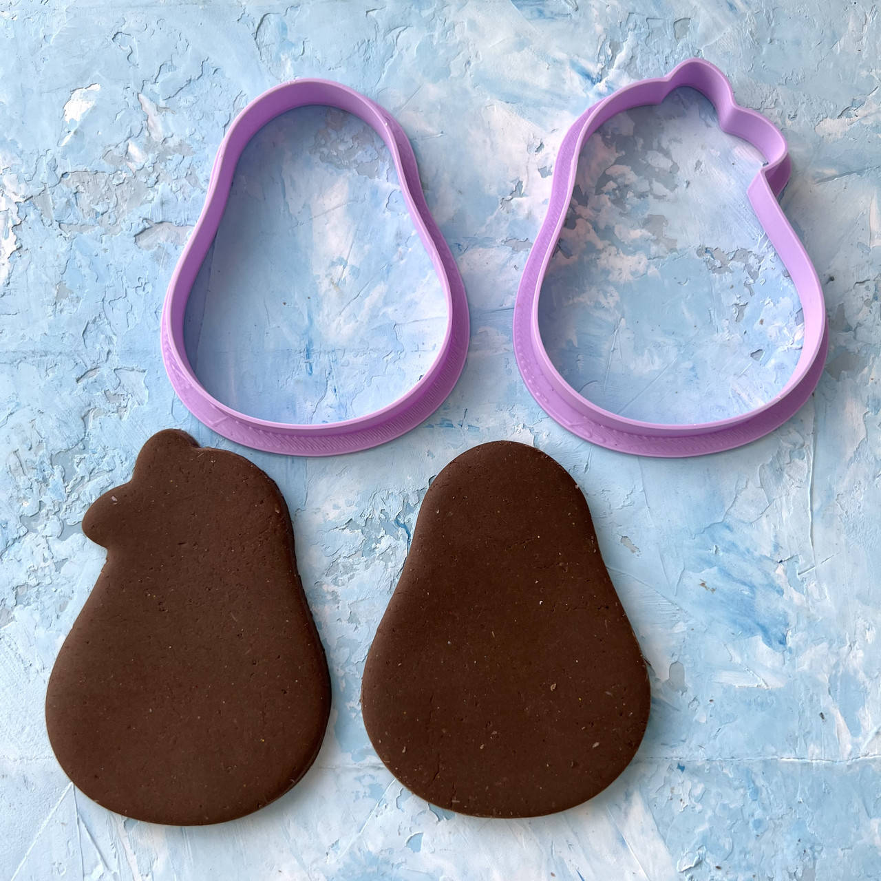 

Вирубка "Авокадо Пара" 9 см / Вырубка - формочка для пряников "Авокадо Пара"