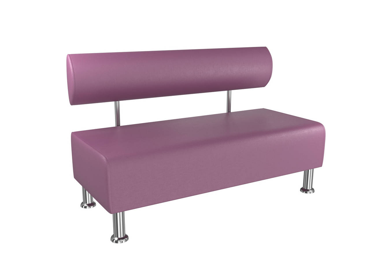 

Диван BNB Solo1200x540x750 фиолетовый. Для школы, больницы, приемной, ожидания