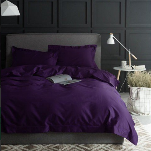 

Розкішний фіолетовий - Бязь Gold - Евро комплект, Фиолетовый