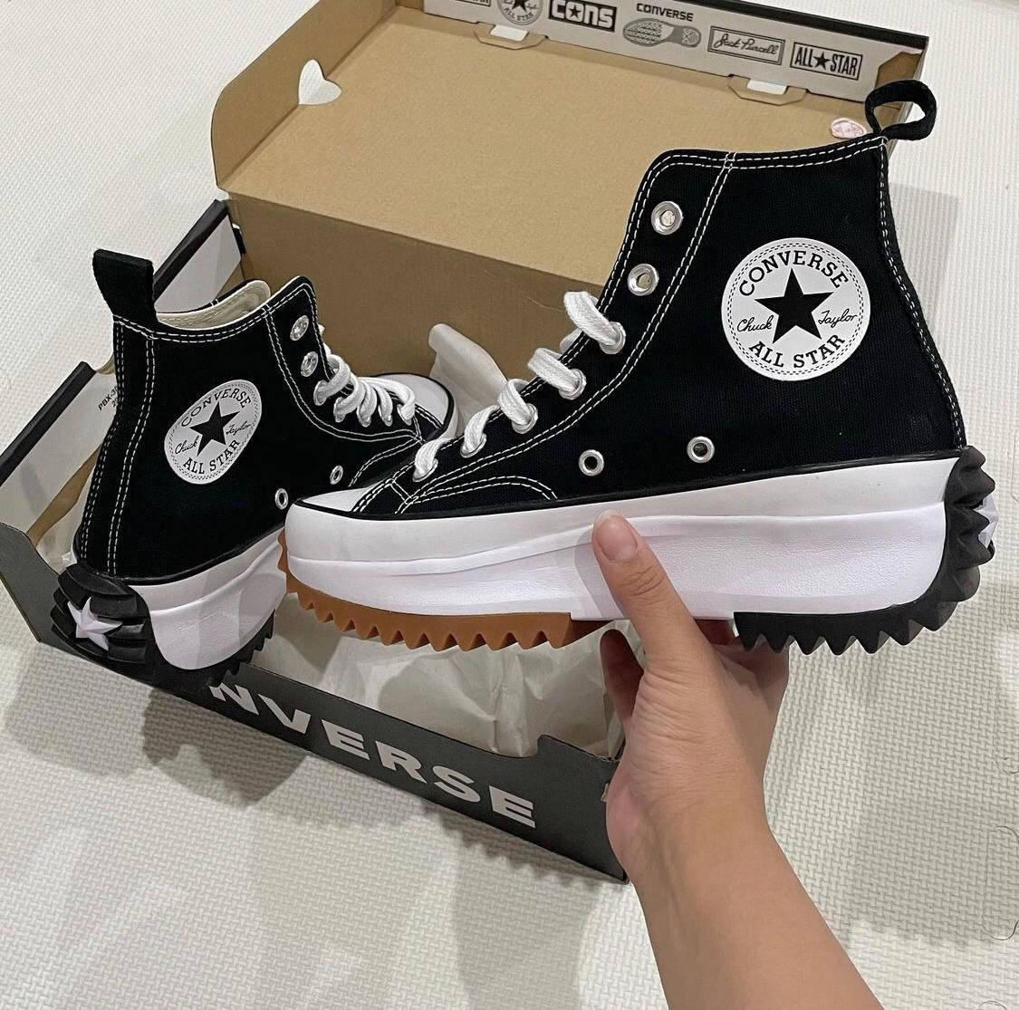 

Converse Run Star Hike Hi Gum back/white 37, Разные цвета