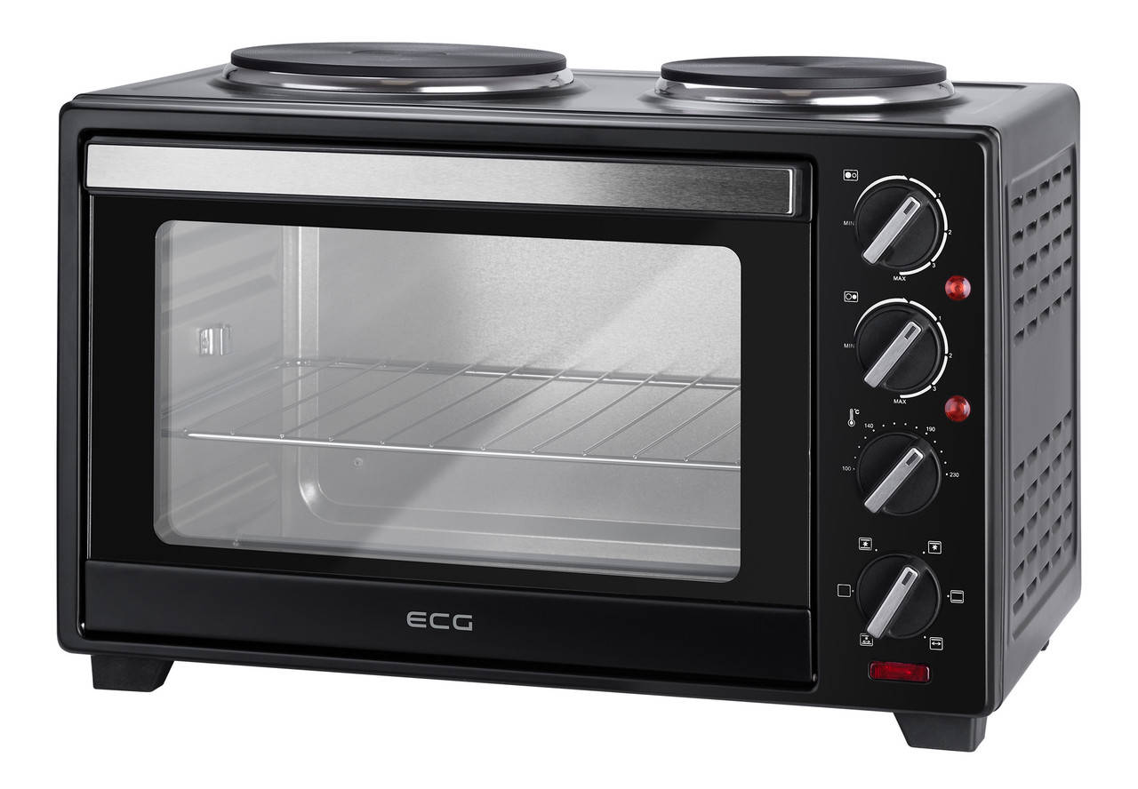 

Электропечь ECG ET 32303 с конфорками 1600 Вт Черный