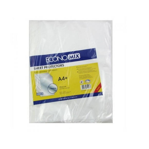 

Файл канцелярский глянцевый "Economix" А4, плотность 30мкр.