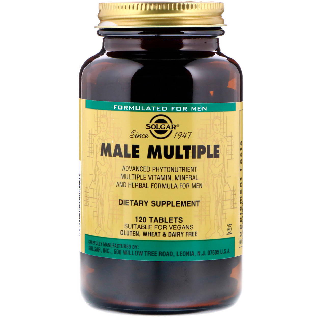 

Витамины для мужчин (Male Multiple) 120 таблеток