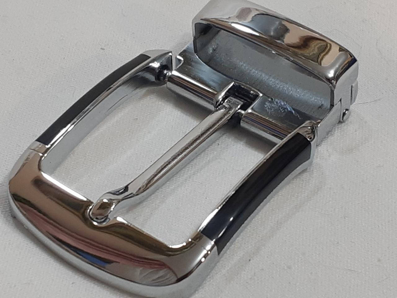 

Пряжка для ремня шириной проёма 35 мм силуминовая усиленная белая блестящая, Белый