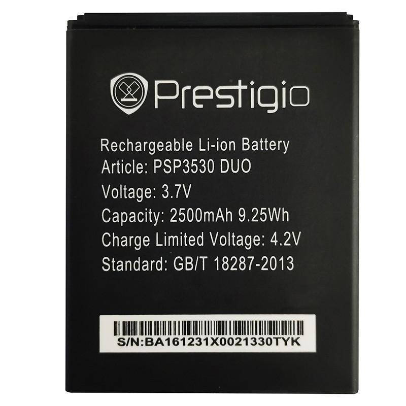 

Батарея Prestigio PSP 3530 Duo (2500 mAh) (аккумулятор Престижио ПСП 3530 Дуо)