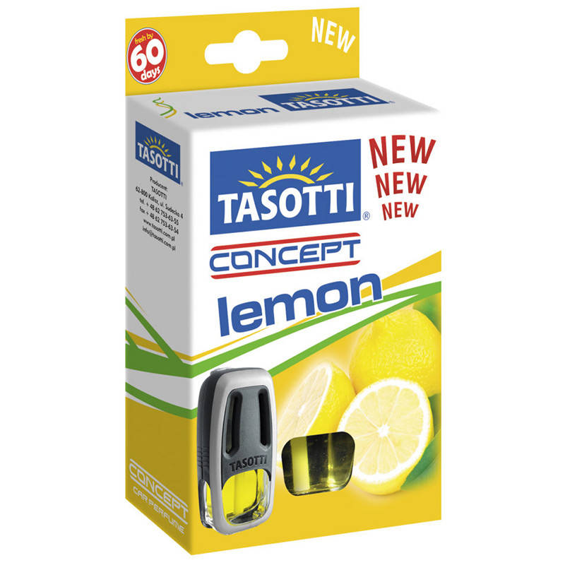

Ароматизатор жидкий на дефлектор (обдув) Tasotti Concept Lemon (Лимон) 8ml