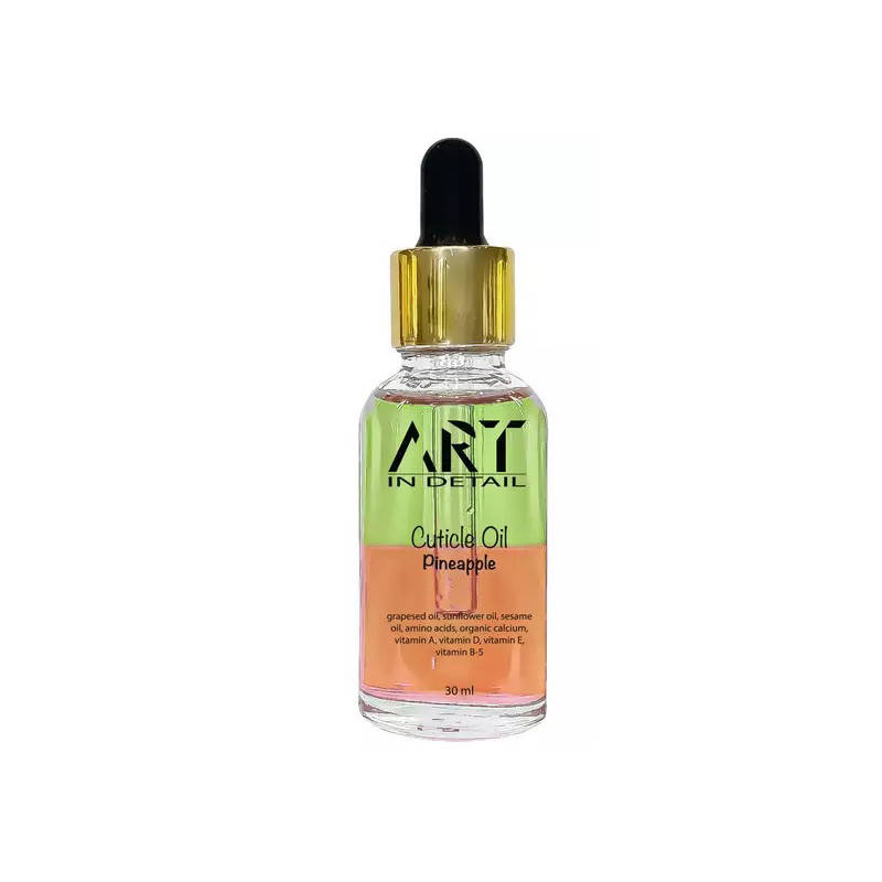 

ART Cuticle Oil, Pineapple - двухфазное масло для ногтей и кутикулы, ананас, 30 мл