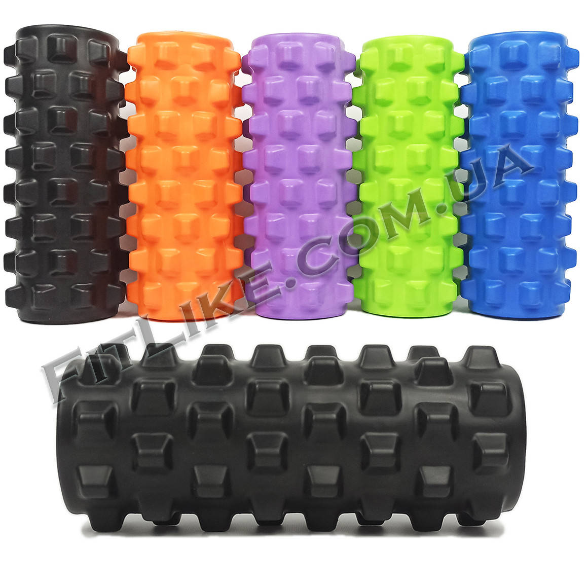 

Валик (роллер, ролик) массажный 33*14 см Pro Grid Roller ролл для массажа спины, мышц