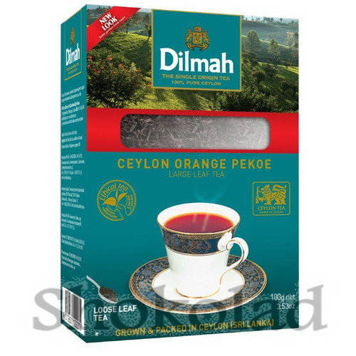 

Чай крупнолистовой черный - Dilmah 100 г.