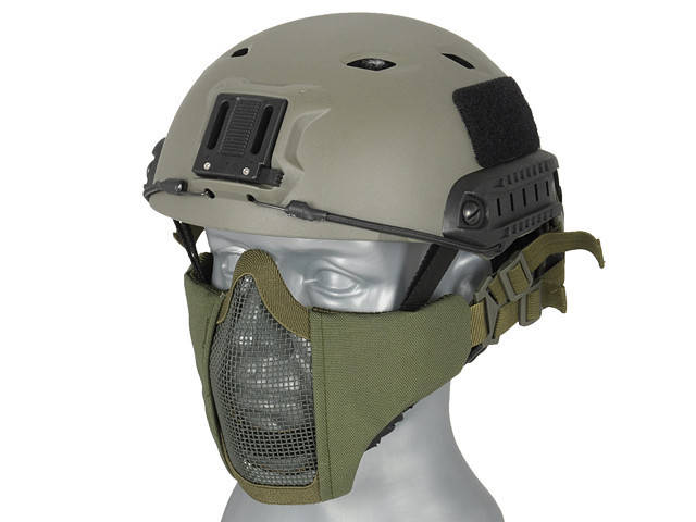 

Маска Stalker Evo с монтажом для шлема FAST - Olive Drab [Ultimate Tactical] (для страйкбола)