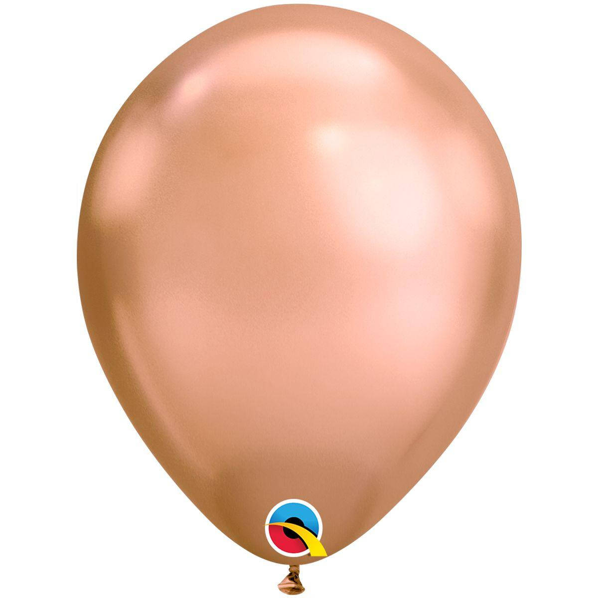 

Шар воздушный Qualatex хром Розовое золото chrome rose gold 11" (28см)