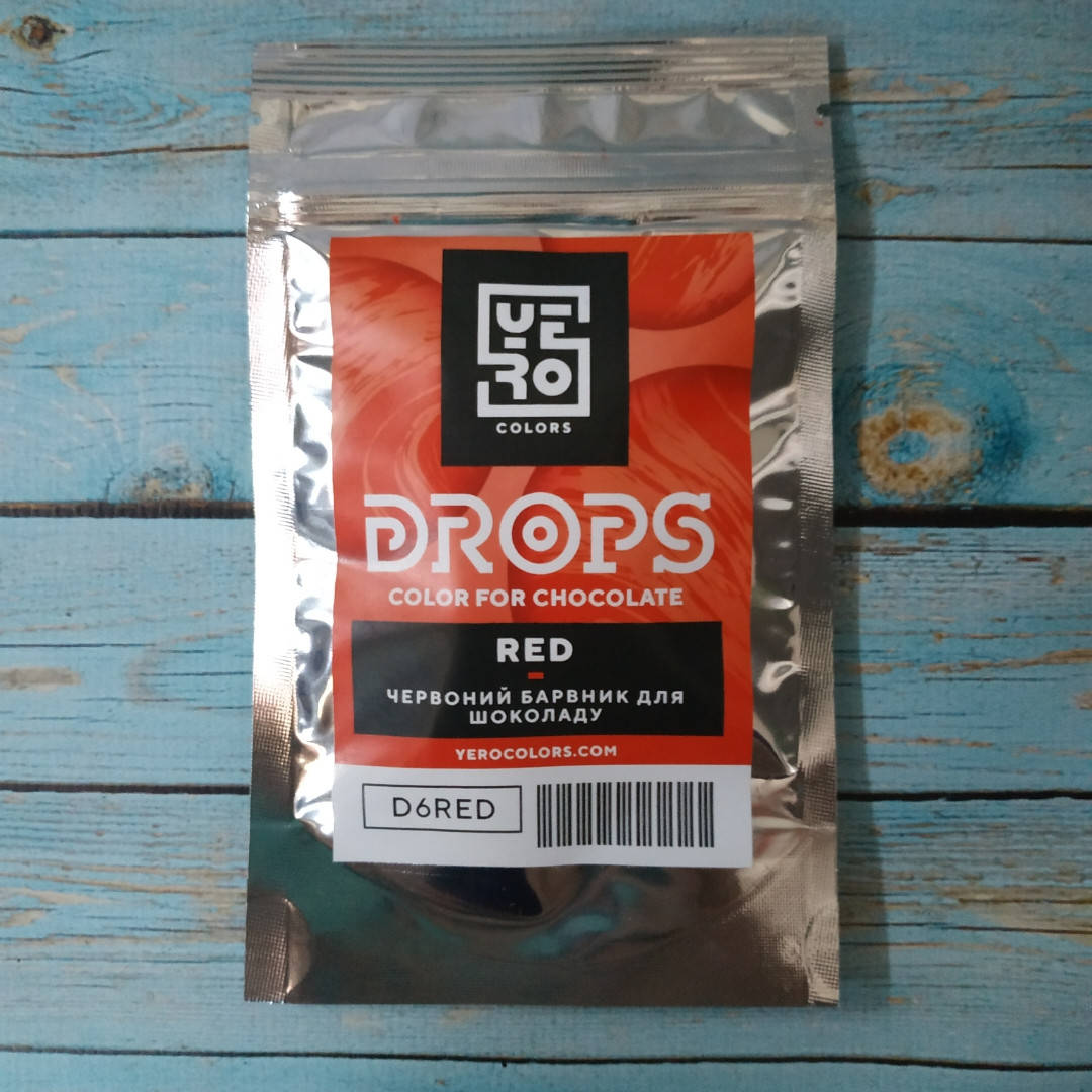 

Пищевой краситель YeroColors Красный/Red для шоколада 6 г