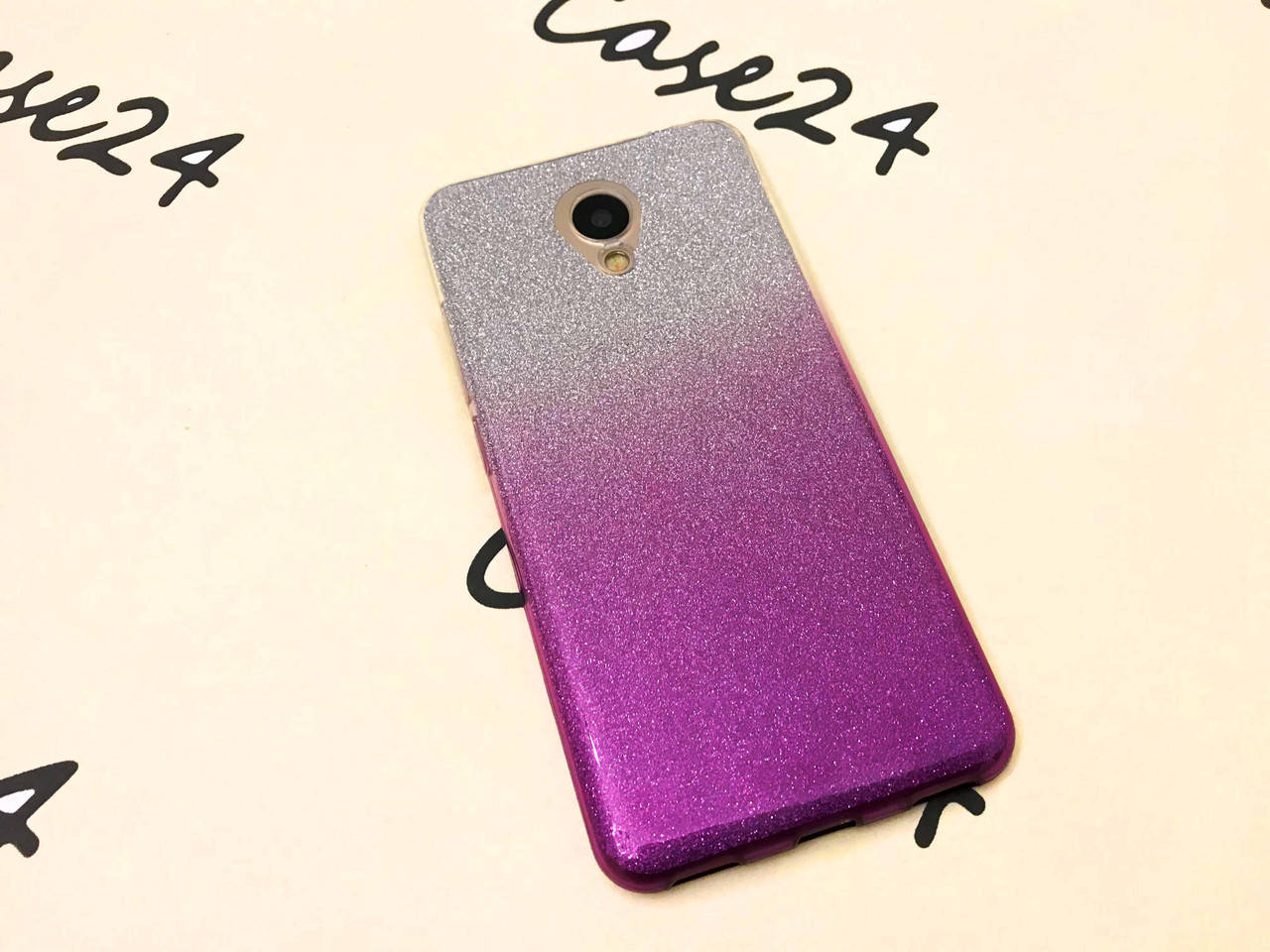 

TPU чехол Gradient для Meizu M5c (5 цветов) фиолетовый