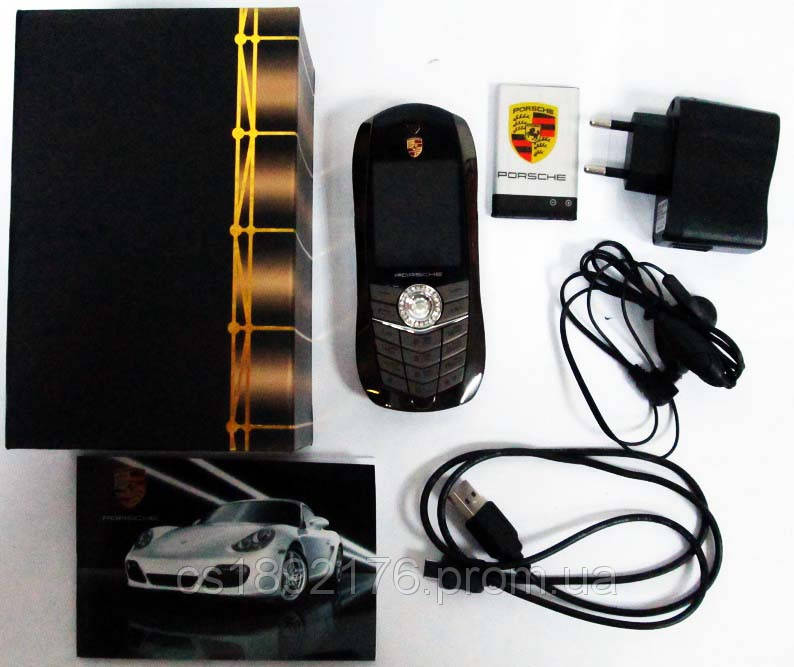 

Телефон VERTU Style Porsche 911 Cayman S - 2Sim -Метал.корпус, Серый