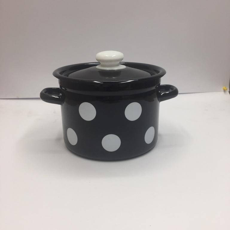 

Кастрюля 3л цилиндрическая "Черный горох"