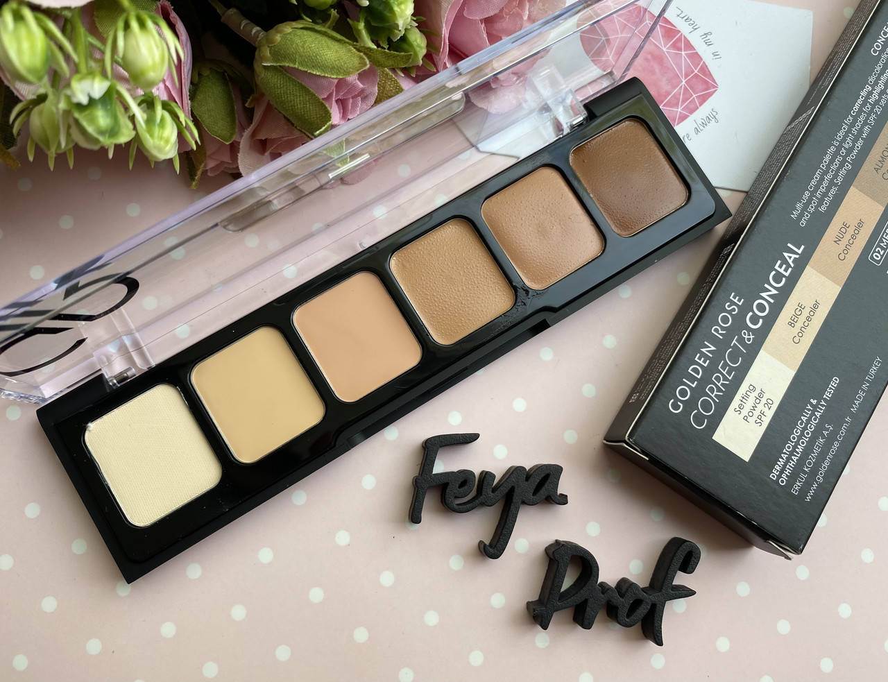 

CORRECT&CONCEAL Concealer Cream Palette GOLDEN ROSE