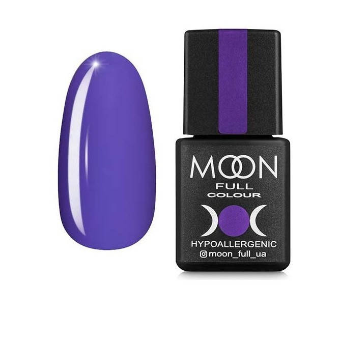 

Гель-лак Moon Full №161 лавандовый, 8мл.