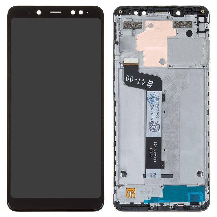 

Дисплей Xiaomi Redmi Note 5, Redmi Note 5 Pro с тачскрином и рамкой, оригинал, черный