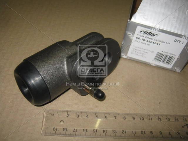 

Цилиндр тормозной рабочий передний левый ГАЗ 3308,66 (шишига) RIDER