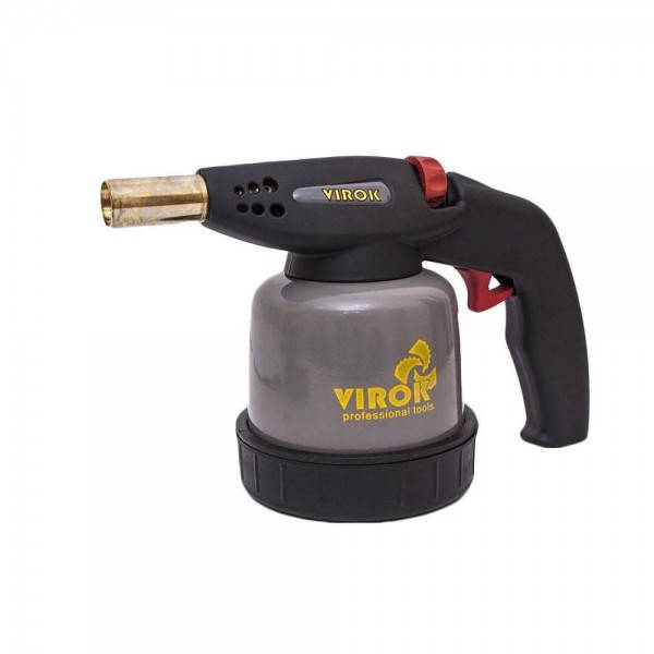 

Лампа паяльная газовая с пьезоподжигом VIROK 44V141 под балон 190 г