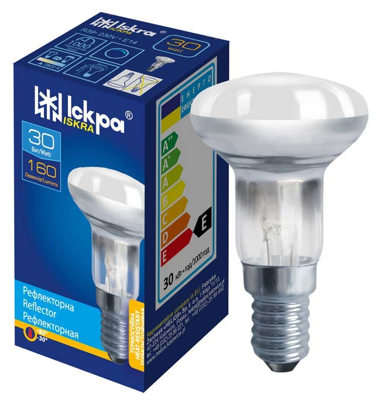 

Лампа рефлекторна Іскра Е14 R39 30W