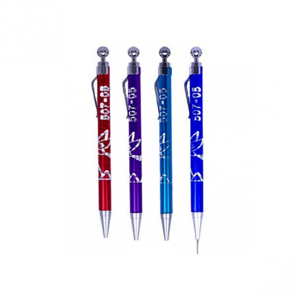 

Механический простой карандаш 0.5 мм "Металлик", Разные цвета