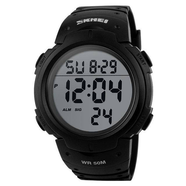 

Skmei 1068 Черные мужские спортивные часы