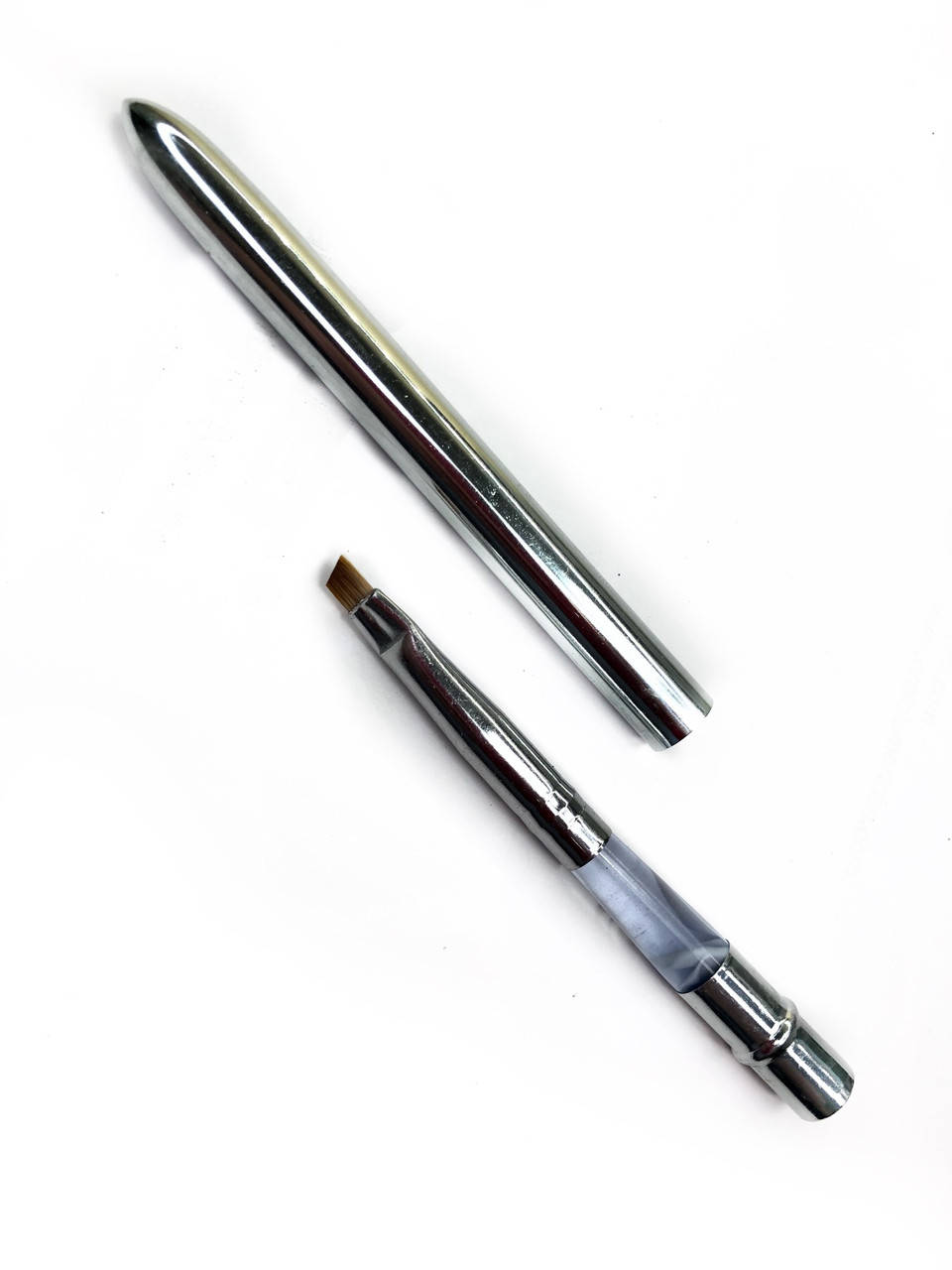 

Кисть #2 скошенная с металическим колпачком